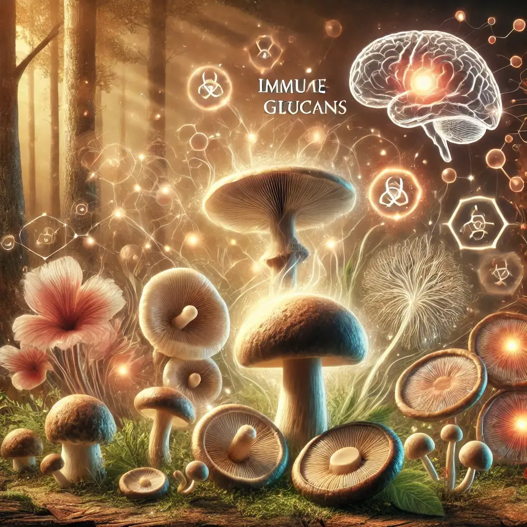 How Beta-Glucans in Medicinal Mushrooms Protect Brain Health and Boost Immunity