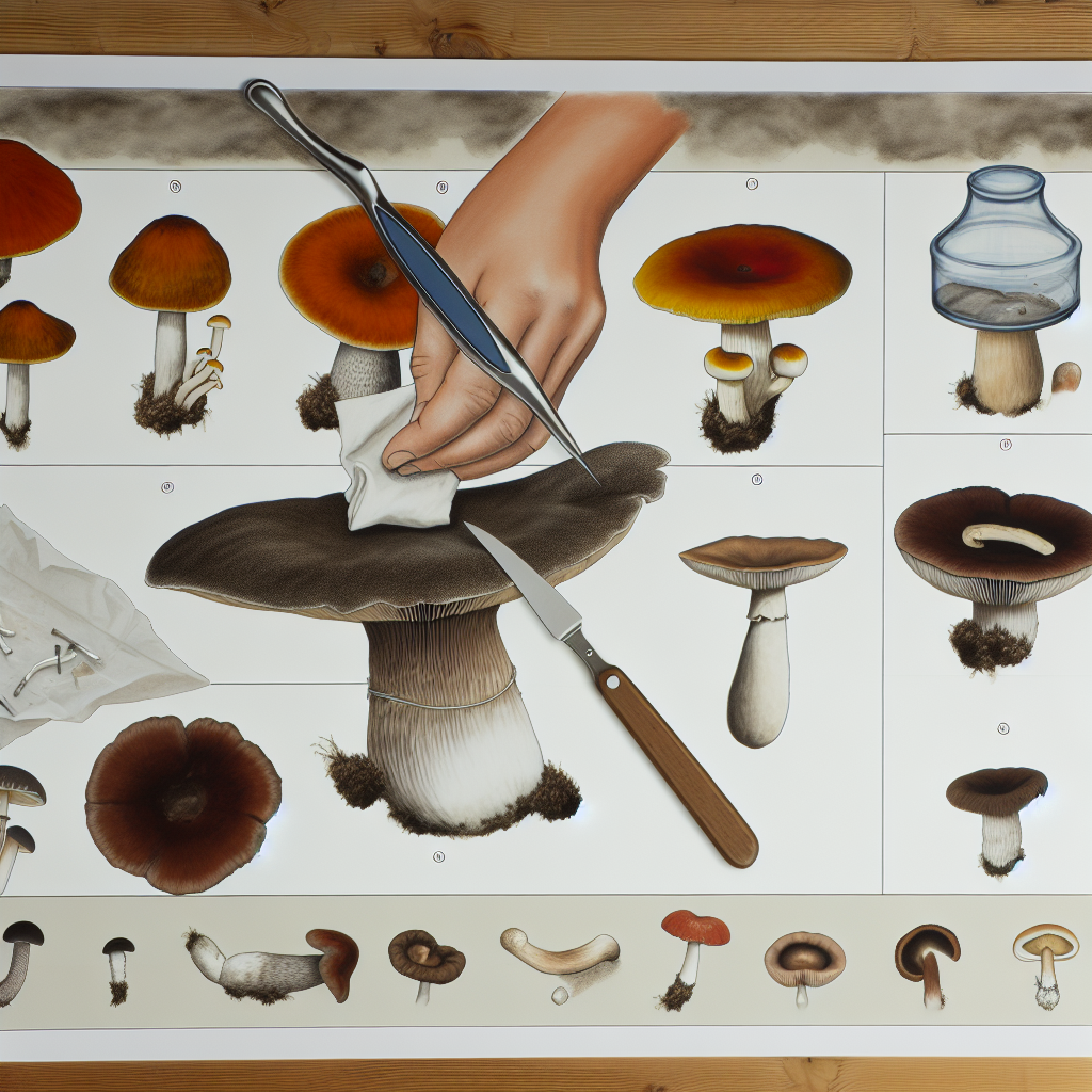 Mushroom Spore Printing Techniques Preservation and Identification