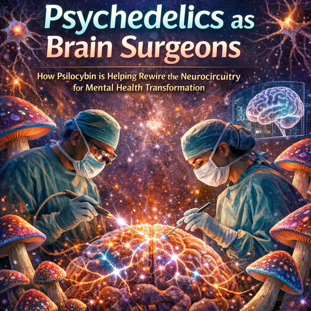 Psychedelics as Brain Surgeons How Psilocybin is Helping Rewire the Neurocircuitry for Mental Health Transformation