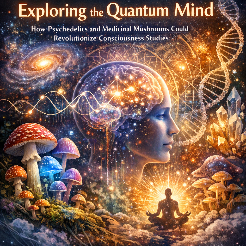 **”Exploring the Quantum Mind: How Psychedelics and Medicinal Mushrooms Could Revolutionize Consciousness Studies”**