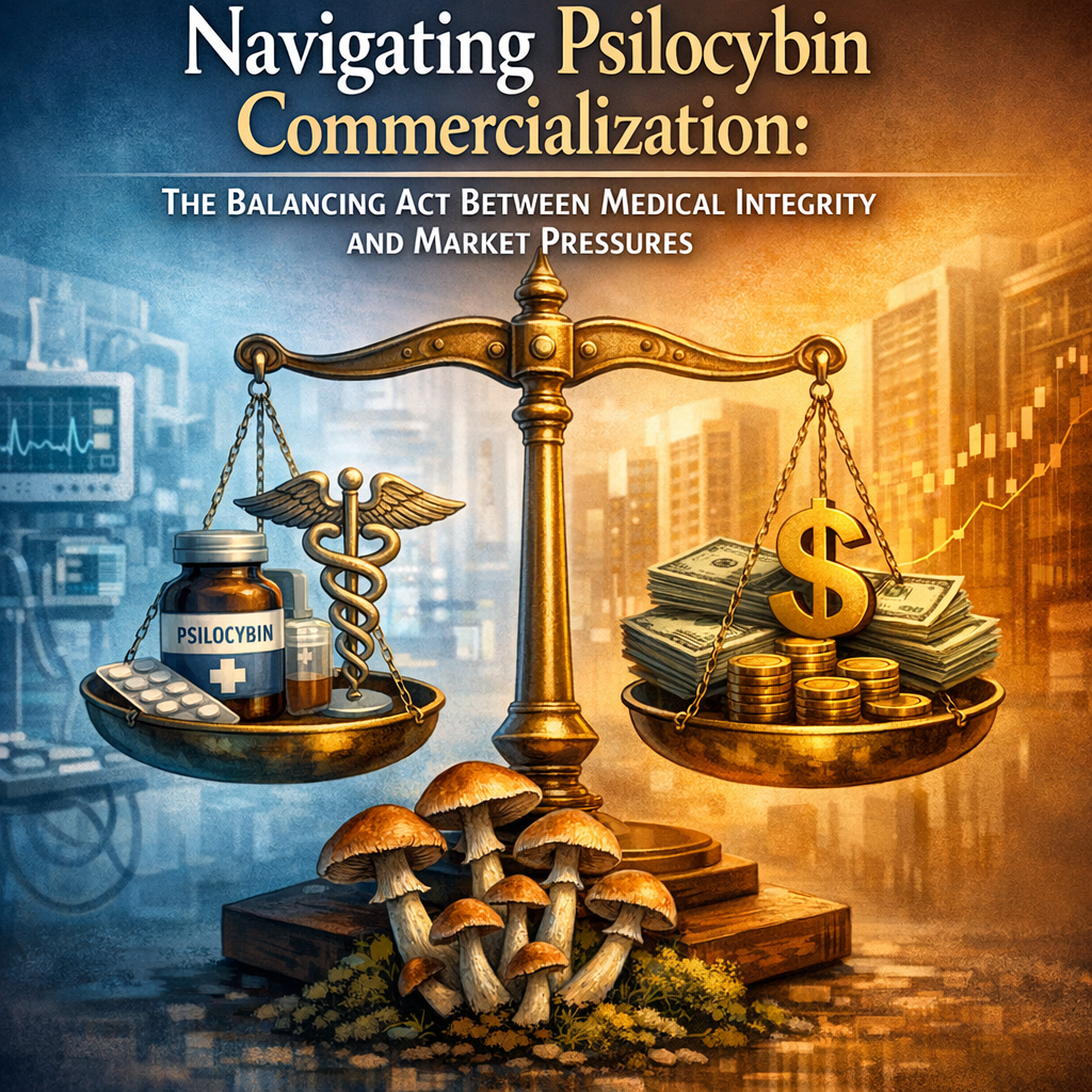 **”Navigating Psilocybin Commercialization: The Balancing Act Between Medical Integrity and Market Pressures”**