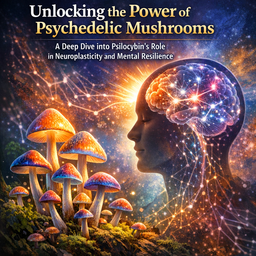 **Unlocking the Power of Psychedelic Mushrooms: A Deep Dive into Psilocybin’s Role in Neuroplasticity and Mental Resilience**