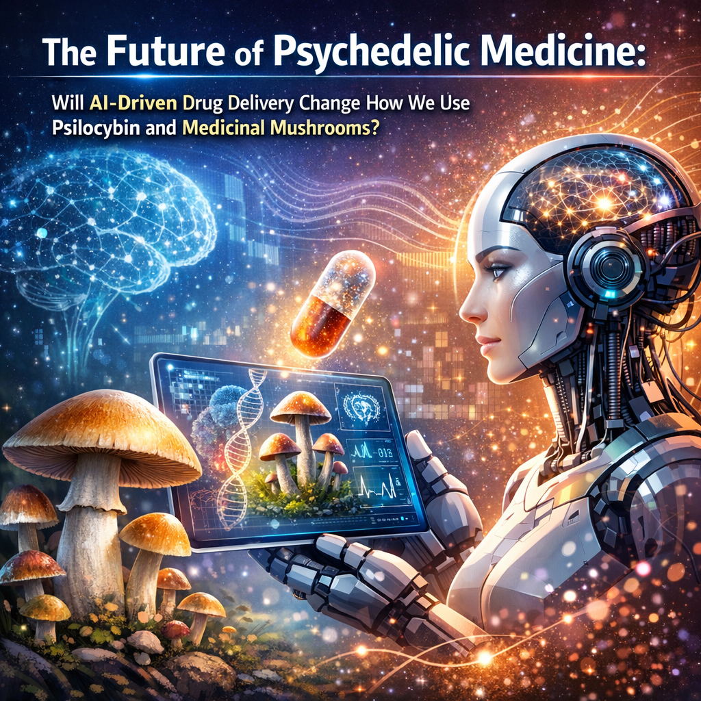 **The Future of Psychedelic Medicine: Will AI-Driven Drug Delivery Change How We Use Psilocybin and Medicinal Mushrooms?**